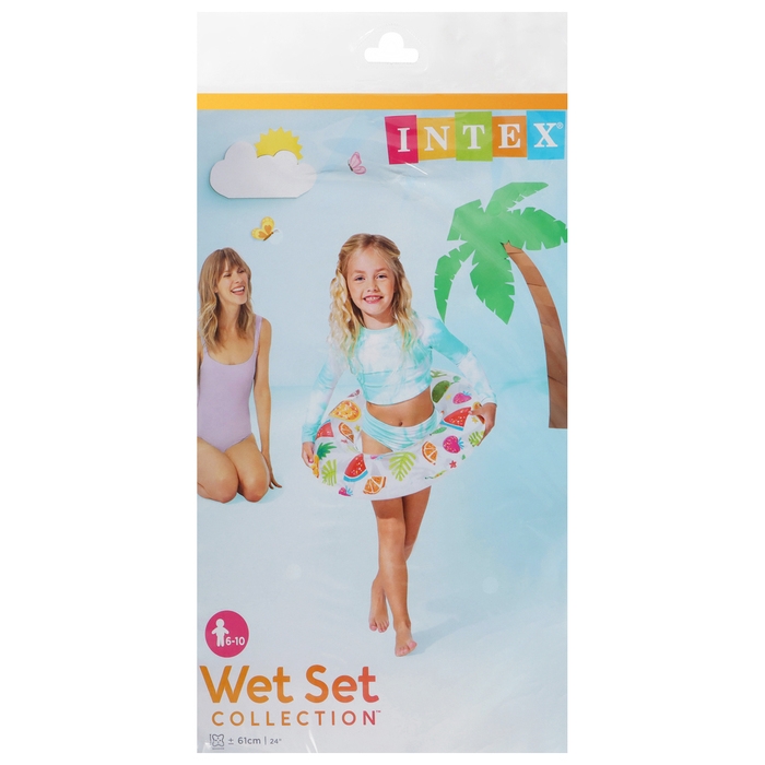 Круг для плавания «Яркий», d=61 см, от 6-10 лет, цвет МИКС, 59241NP INTEX Круг для плавания «Яркий», d=61 см, от 6-10 лет, цвет МИКС, 59241NP INTEX