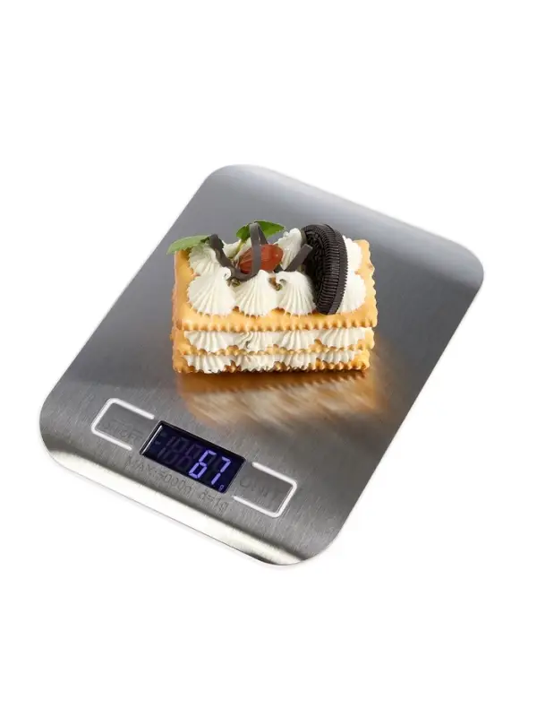 Весы кухонные LVE-028, электронные, до 5 кг, от батареек ААА&times;2, металл