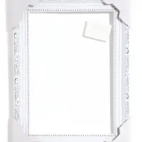 Рама для картин и зеркал Artex Bray, 21&times;30 см, белая с серебром