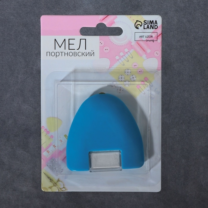 Мел портновский, 6 × 6,4 × 1,2 см, цвет белый Мел портновский, 6 × 6,4 × 1,2 см, цвет белый