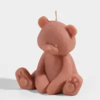 Свеча &laquo;Плюшевый Мишка&raquo;, 6&times;6&times;9 см, соевый воск, МИКС