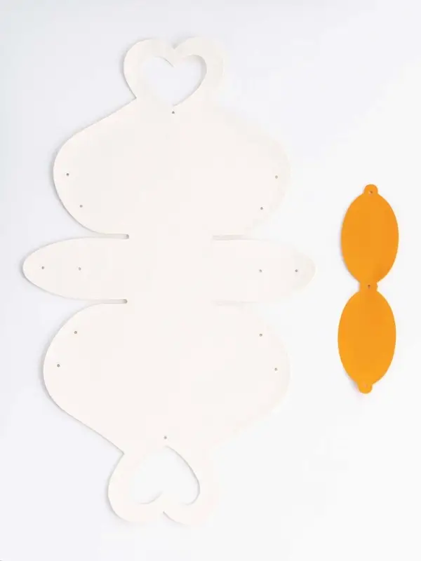 Кожаная подарочная сумочка для бижутерии и сувениров, белая с бантом, 10.5&times;5&times;6 см