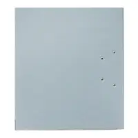 Папка-регистратор А4, 50 мм, ПВХ, тиснение &laquo;лен&raquo;, металлическая окантовка, карман на корешок, собранная, серая