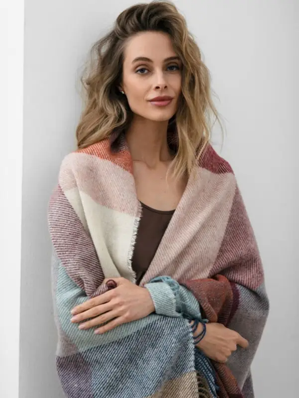 Плед Arequipa, голубой c красным Плед Arequipa, голубой c красным