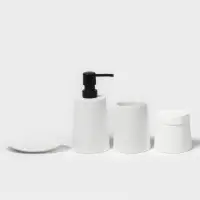 Набор для ванной SAVANNA Perfect, 4 предмета, дозатор для мыла, 2 стакана, мыльница