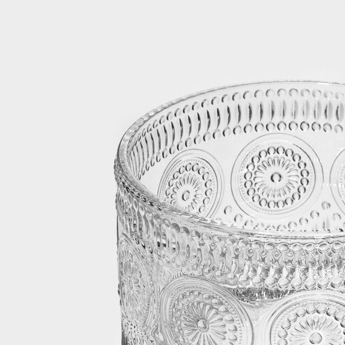 Кружка стеклянная «Ларго», 400 мл, 10,5×7 см