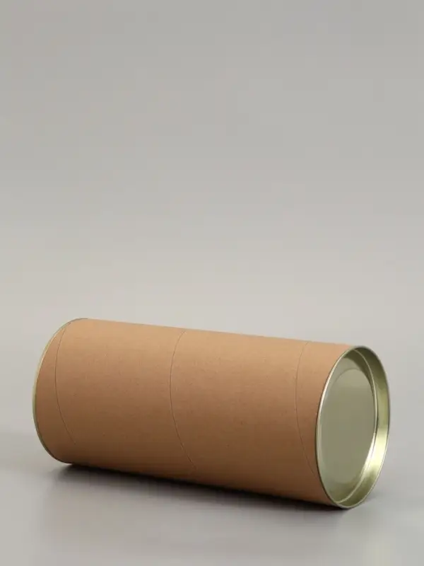 Тубус 120&times;260 мм (240 мм внутр. высота), картон, металлическая крышка