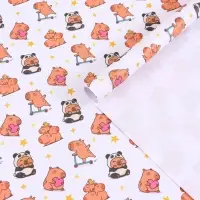 Бумага упаковочная крафт &laquo;Капибары&raquo;, 70&times;100 см