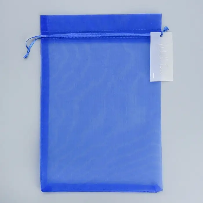 Мешочек подарочный органза синий «Поздравляю», с шильдиком, 20 х 30 см +/- 1.5 см Мешочек подарочный органза синий «Поздравляю», с шильдиком, 20 х 30 см +/- 1.5 см