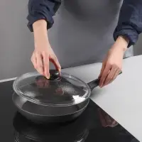 SATOSHI Крышка стеклянная безободковая с ручкой 26см