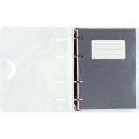 Бизнес-тетрадь А5,120л кольц/смен.бл,кл.Attache Selection Fluid Серо-Голуб