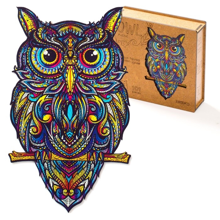 Пазл фигурный «Сова» S Пазл фигурный «Сова» S