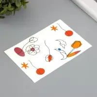 Переводные тату на тело цветные &laquo;Контурный рисунок&raquo;, 10.5&times;15.2 см