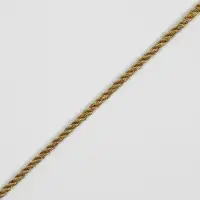 Нить для плетения, d=4 мм, 15&plusmn;1 м, цвет золотой