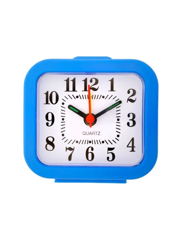 Будильник &laquo;Классика&raquo;, дискретный ход, 7&times;7.5 см, от батарейки АА