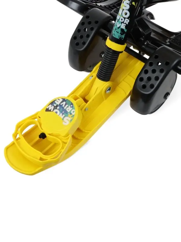 Снегокат &laquo;Тимка спорт 6&raquo; Winter sport, со спинкой, с родительской ручкой, жёлтый, чёрный, ТС6/WS Nika Kids