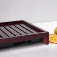 Стол для чайной церемонии с подносом &laquo;Чабань&raquo;, 43&times;27.5&times;5 см, дерево, коричневый