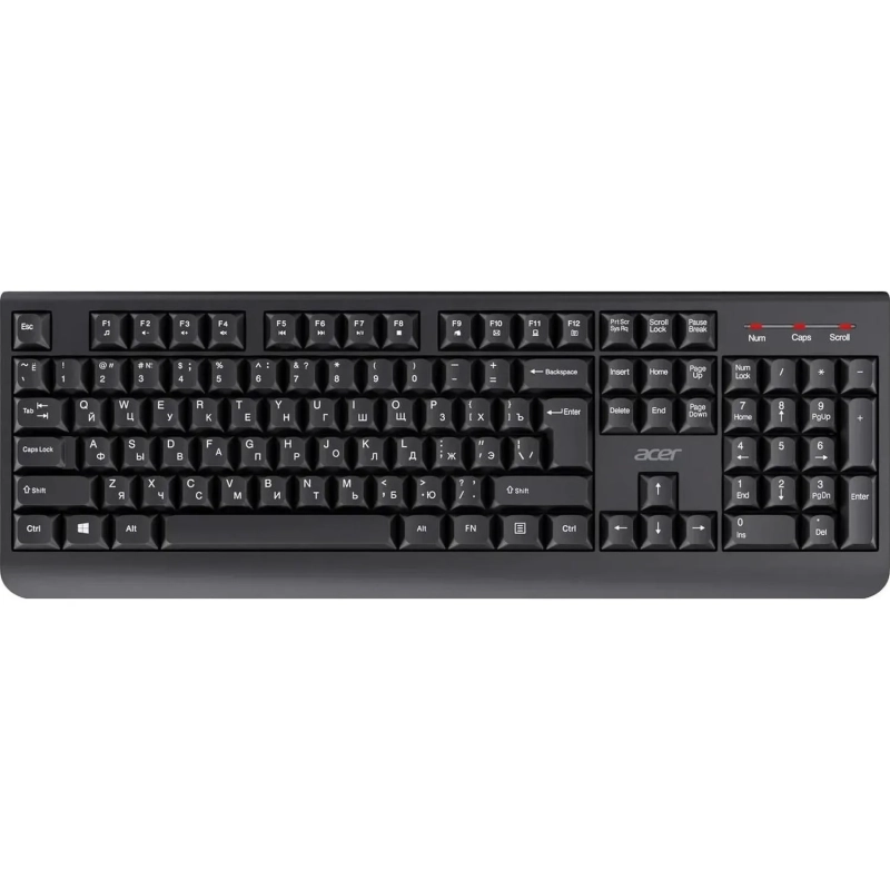 Набор клавиатура+мышь Acer OCC401,черн,USB,беспр,Multimedia (ZL.ACCCC.016)