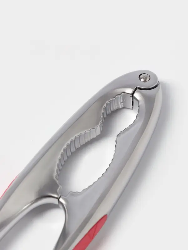 Орехокол Доляна Redline, 4.2&times;1.7&times;15.5 см, нержавеющая сталь, красный