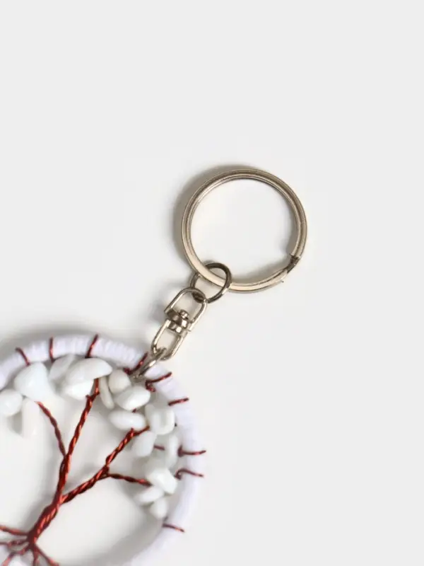 Брелок ловец снов Брелок ловец снов "Древо" 19 см, цв. белый