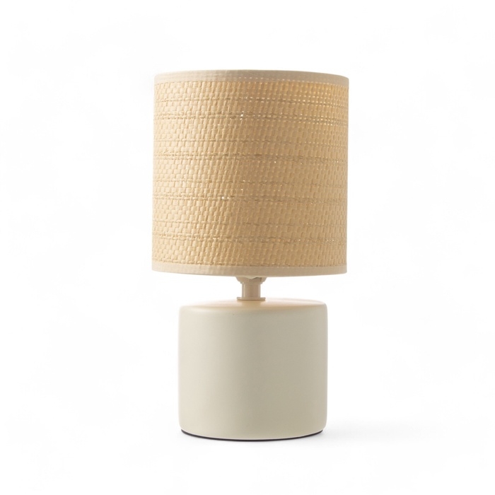 Лампа настольная Лампа настольная "Лиза" 1х40Вт Е14 белый 13х13х24см