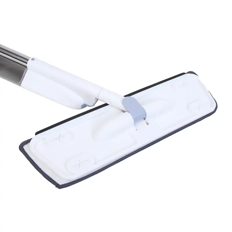 Швабра с распылителем и смен. насадкой тм VETTA, ручка 118см нерж.cталь, насадка микрофибра 41x12см