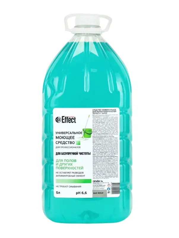 EFFECT Super Средство универсальное для мытья поверхностей, 5 л EFFECT Super Средство универсальное для мытья поверхностей, 5 л