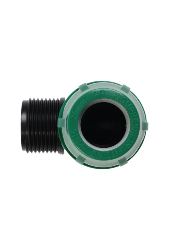 Отвод ПНД ZEIN, 25 мм x 1", наружная резьба