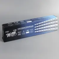 Гирлянда &laquo;Сосульки рифленые&raquo; 2.5&times;0.42 м, IP65, прозрачная нить, 288 LED, свечение белое с эффектом стекания, 12 В
