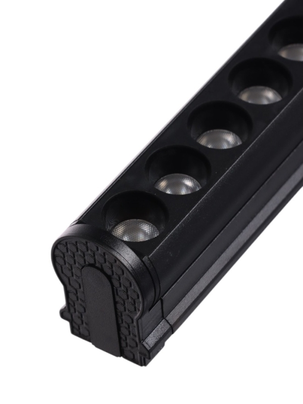 Трековый светильник, поворотный, серия "Flat" FTL-006, 18Вт, 48В, 3000К, 340мм, черный