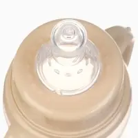 Бутылочка для кормления Baby Bear 250 мл, цилиндр, бежевый Mum&Baby