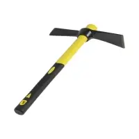 Кирка ТУНДРА, кованая, фиберглассовая рукоятка 380 мм, двухплоскостная, 500 г