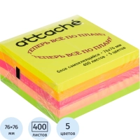 Стикеры куб 76х76, радуга 400 л