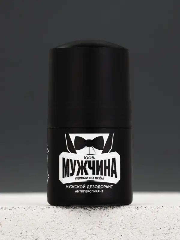 Дезодорант мужской &laquo;100% мужчина&raquo;, 50 мл, Чистое счастье