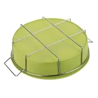 VETTA Форма силиконовая 25x6см, круглая на мет.подставке, 3 цвета