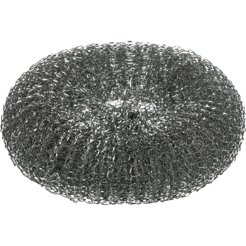 Губка-мочалка спираль металлическая Luscan 110х110х40мм 40г