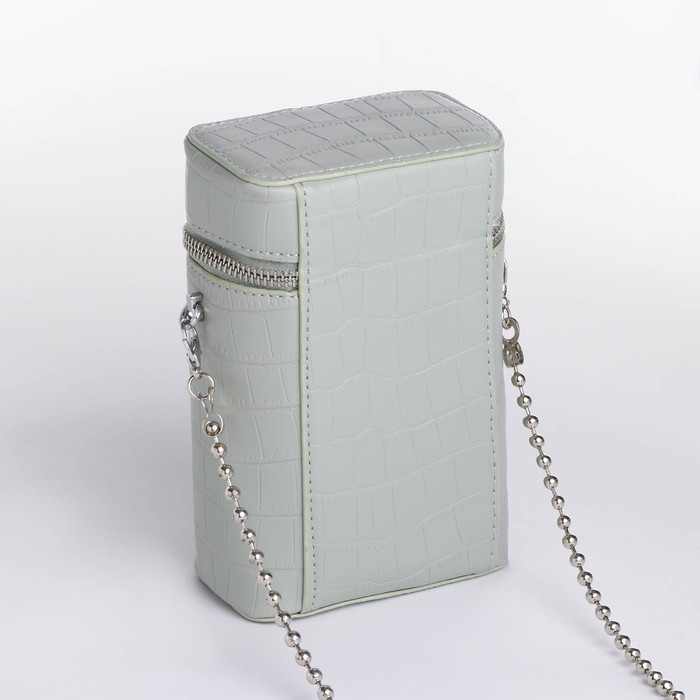 Сумка кросс-боди, отдел на молнии, длинный ремень, цвет зелёный Сумка кросс-боди, отдел на молнии, длинный ремень, цвет зелёный