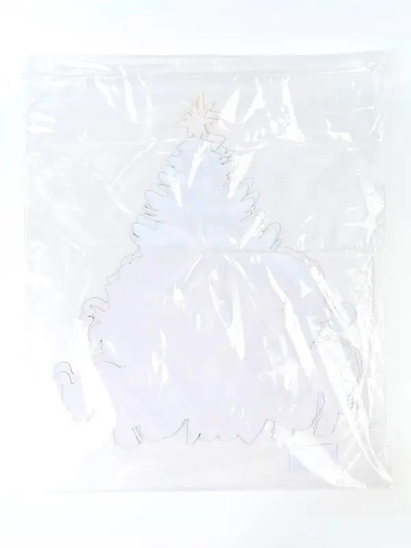 Плакат новогодний &laquo;С новым годом&raquo;, 3 лошадки, 41.5&times;48 см