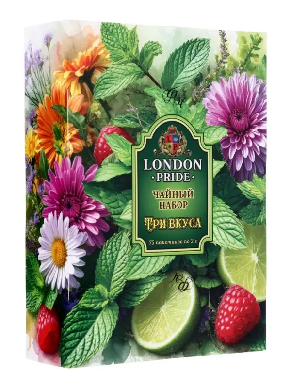 Чайный набор Лондон Прайд &laquo;Три вкуса&raquo;, 150 г