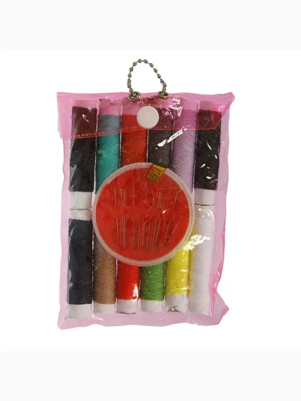 Швейный набор, 22 предмета, в чехле ПВХ, 13&times;9 см, МИКС