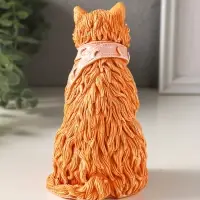 Фигурка гипс &laquo;Йольский КОТ&raquo;, с мешком монет, 13&times;9&times;7 см, рыжий