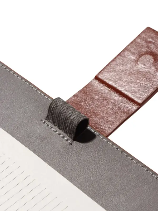 Органайзер на кольцах, А5, с хлястиком, 80л, линия, к/зам, Коричневый Органайзер на кольцах, А5, с хлястиком, 80л, линия, к/зам, Коричневый