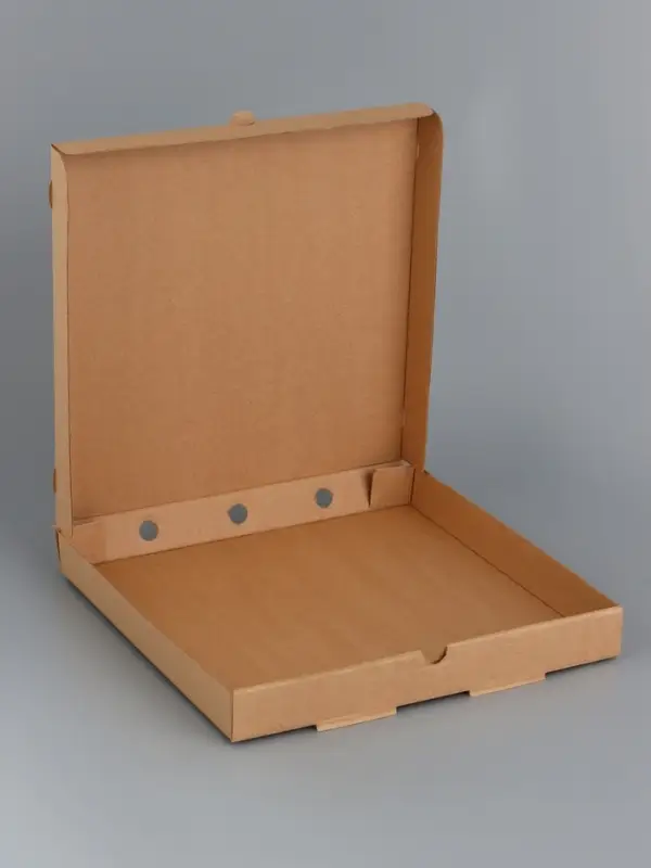 Коробка для пиццы, бурая, 30&times;30&times;4 см