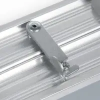 Стол складной ССТ-3П, 102&times;50&times;44.5/ 61 см, с полкой, металлик
