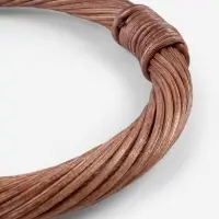 Ручки для сумки деревянные, плетёные, d=10.2 / 12.5 см, 2 шт., коричневые