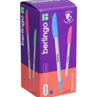 Ручка шариковая Berlingo. Perlamutik, синий стержень, узел 0.7 мм, МИКС