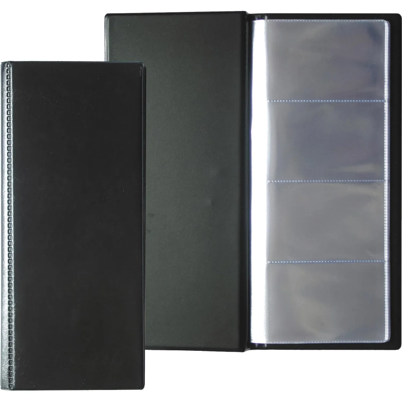 Визитница настольная на 96 визиток Attache 2350И, ПВХ, черный, Россия