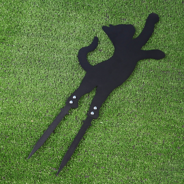 Набор садовых фигур  Набор садовых фигур "Кошачья семейка", 2 шт, 38х35см/19х33,5см, черные