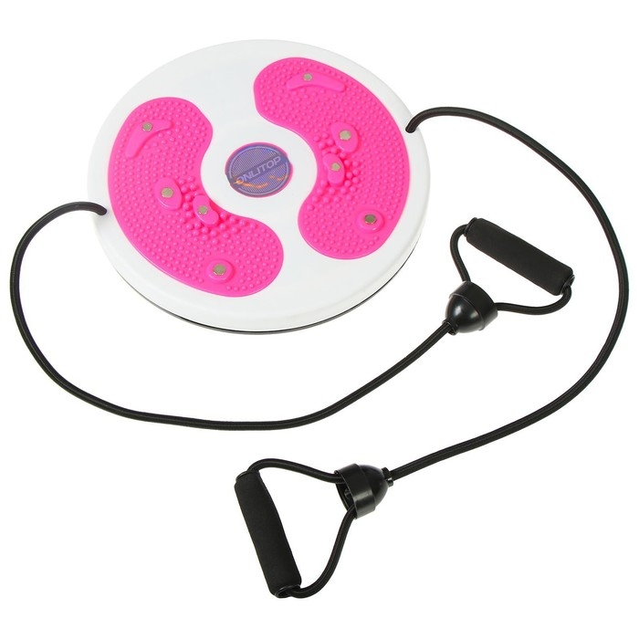 Диск здоровья ONLYTOP, с магнитными вставками, d=28 см, цвета МИКС Диск здоровья ONLYTOP, с магнитными вставками, d=28 см, цвета МИКС