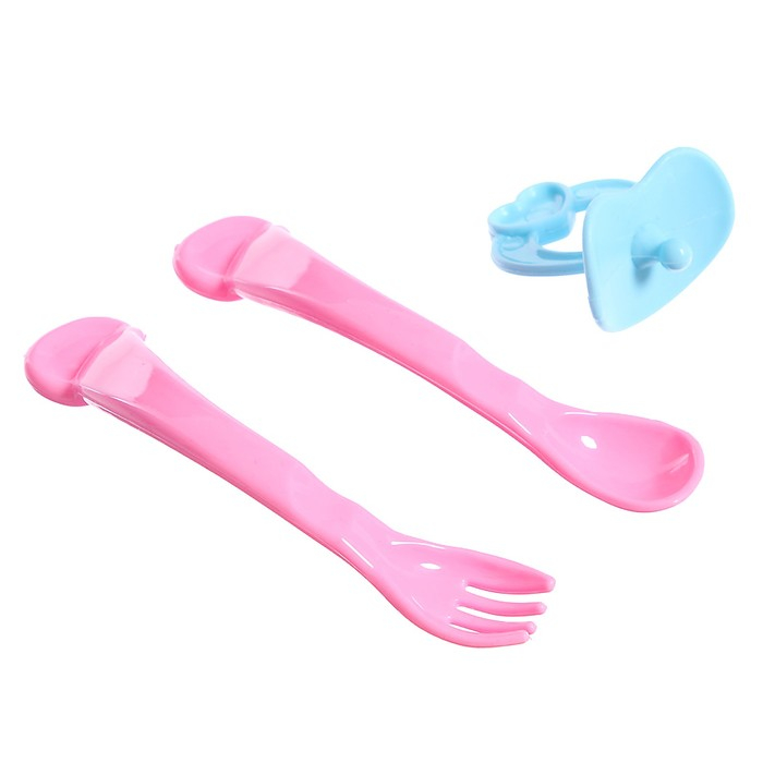 Стульчик для кормления кукол до 42 см, 5 аксессуаров, цвета МИКС Стульчик для кормления кукол до 42 см, 5 аксессуаров, цвета МИКС